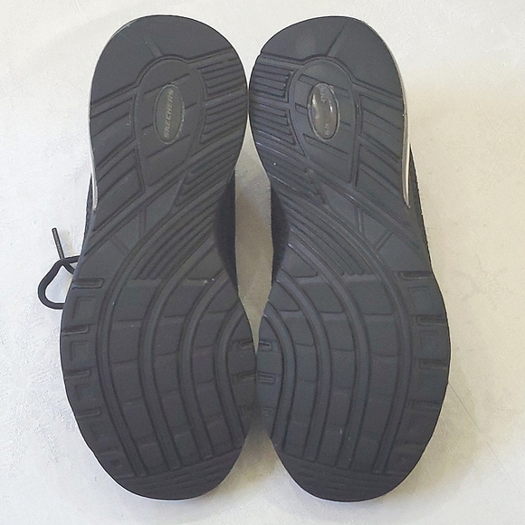 Black Lace Up Skechers Shoes Women's Size 6 (See Note) SN 179050TX - Picture 10 of 10